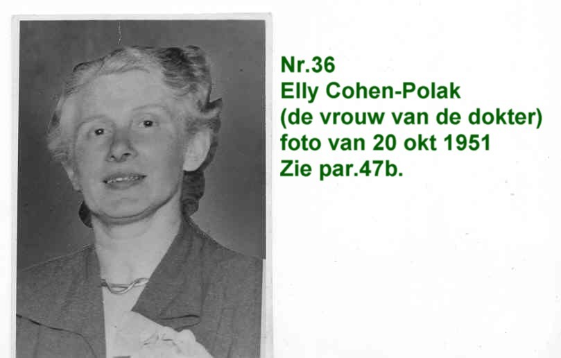 Elly Cohen-Polak, 1951